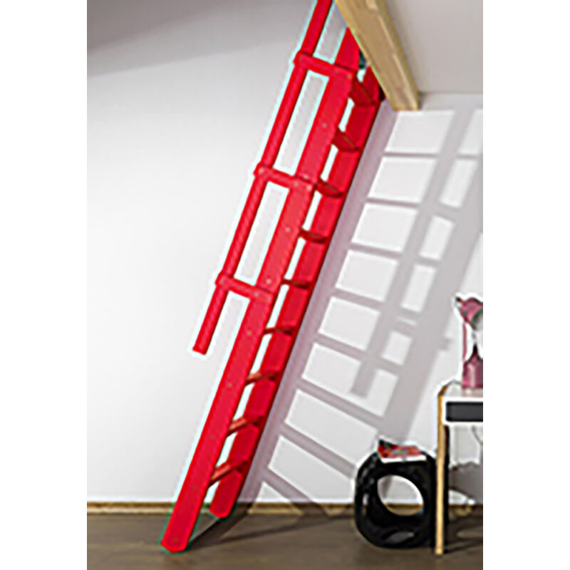 foto del prodotto matisère - scala per soppalco 55cm di larghezza - colore rose antique ral 3014 - msp r3014