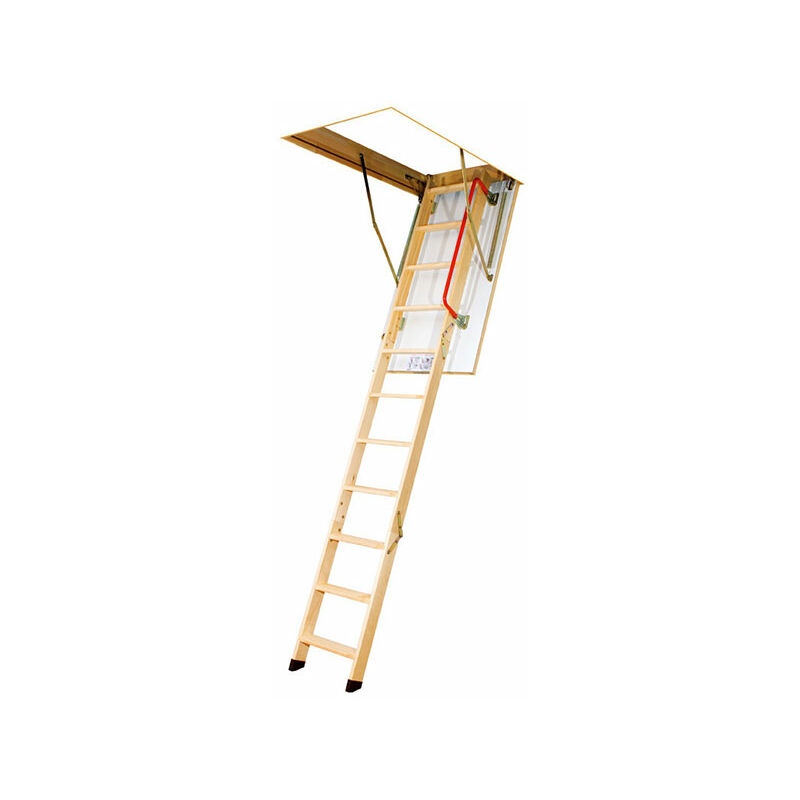 foto del prodotto matis re scala retrattile in legno altezza soffitto massima 2.80m dimensioni foro 80x120cm lwk80120 2