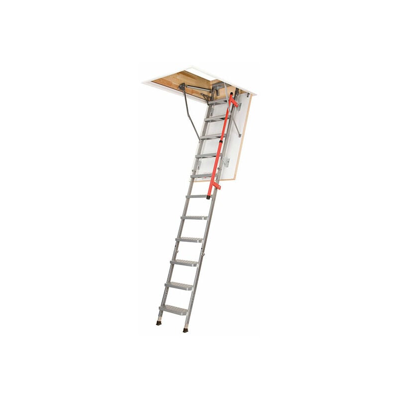 foto del prodotto matis re scala retrattile in metallo a soffitto dimensioni foro 92x130cm lml92130 2