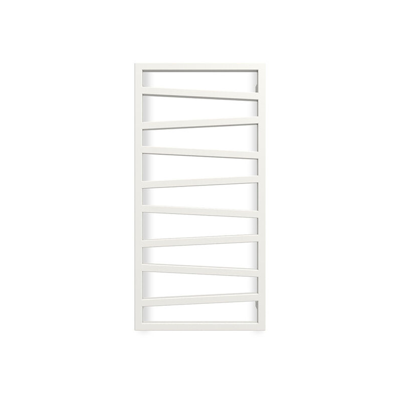 foto del prodotto matis re scaldasalviette acqua calda bianco alto 600mm e largo 500mm 245 watt zig600 500sxb
