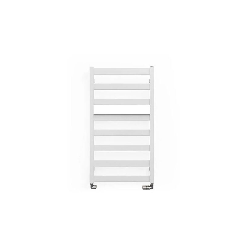 foto del prodotto matis re scaldasalviette acqua calda bianco di 1390mm di altezza e 400mm di larghezza 434 watt viv1390 400kdsxb