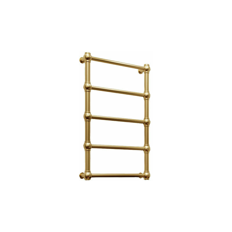 foto del prodotto matis re scaldasalviette acqua calda dorato alto 1170mm e largo 504mm 308 watt ret1170 504sxbra