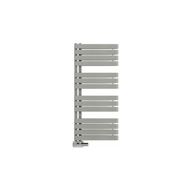 foto del prodotto matisère - scaldasalviette acqua calda grigio alto 915mm e largo 500mm - 475 watt - war915/500sylspp