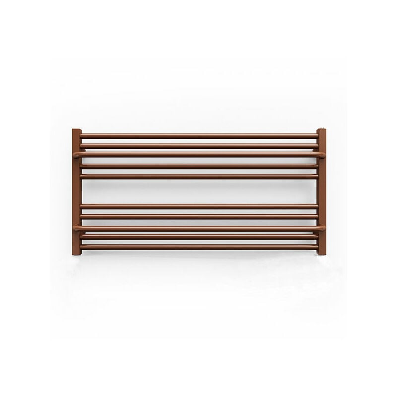 foto del prodotto matis re scaldasalviette acqua calda marrone alto 500mm largo 700mm 324 watt lim500 700zx8004