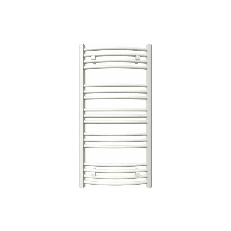 foto del prodotto matis re scaldasalviette ad acqua calda bianco 1479mm di altezza e 600mm di larghezza 840 watt dom1479 600sxb