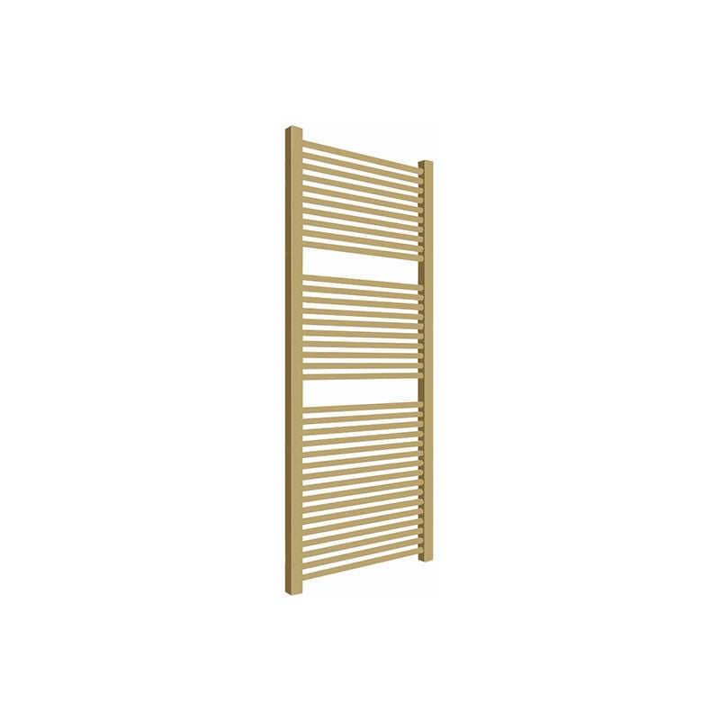foto del prodotto matis re scaldasalviette ad acqua calda d oro di 1035mm di altezza e 530mm di larghezza 563 watt mik1035 530sxbra