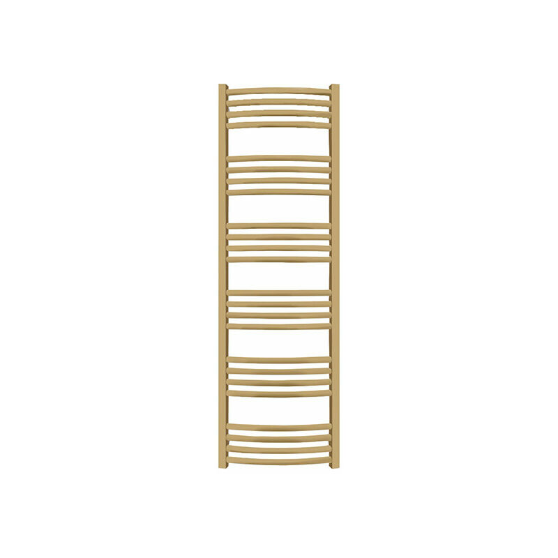 foto del prodotto matis re scaldasalviette ad acqua calda d oro di 1860mm di altezza e 486mm di larghezza 783 watt len1860 486sxbra
