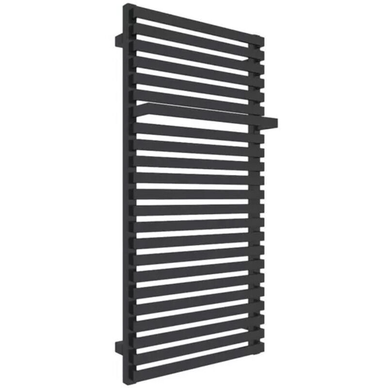foto del prodotto matis re scaldasalviette ad acqua calda nero 1050mm di altezza e 500mm di larghezza 551 watt cit1050 500zxn