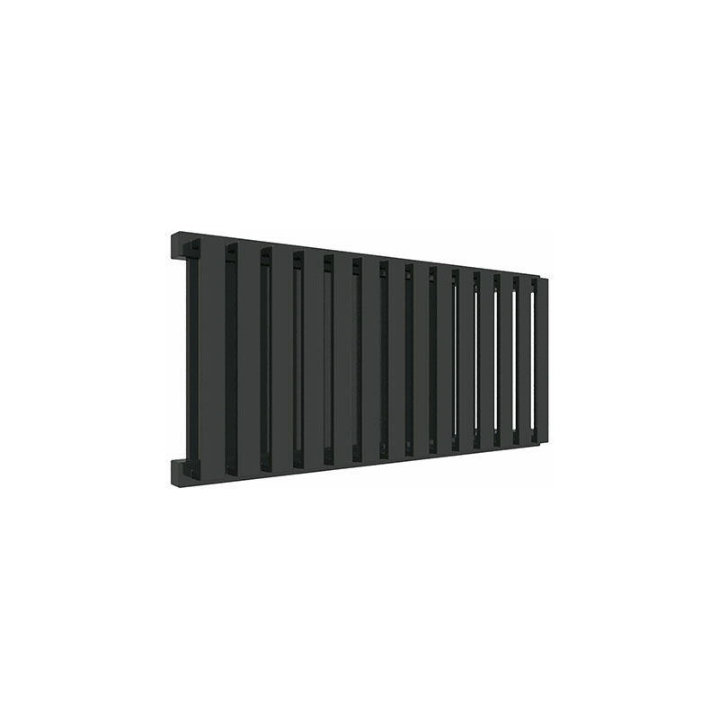 foto del prodotto matis re scaldasalviette ad acqua calda nero 530mm di altezza e 375mm di larghezza 294 watt nem530 375ypn