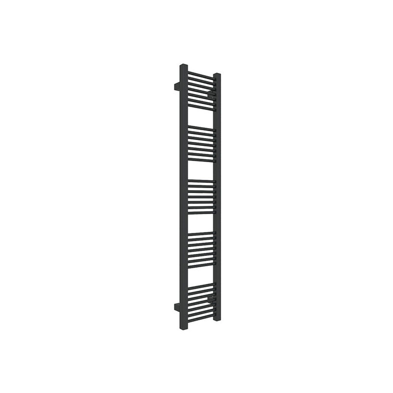 foto del prodotto matis re scaldasalviette ad acqua calda nero 960mm di altezza e 230mm di larghezza 247 watt mik960 230sxn