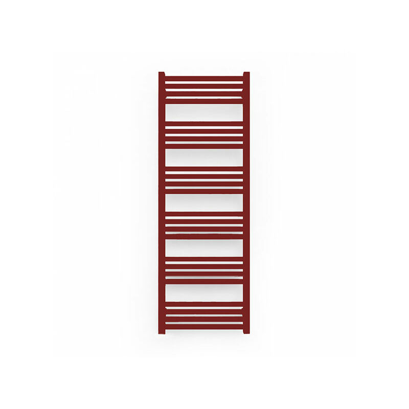 foto del prodotto matis re scaldasalviette ad acqua calda rosso marrone di 1380mm di altezza e 400mm di larghezza 488 watt fio1380 400sx3011
