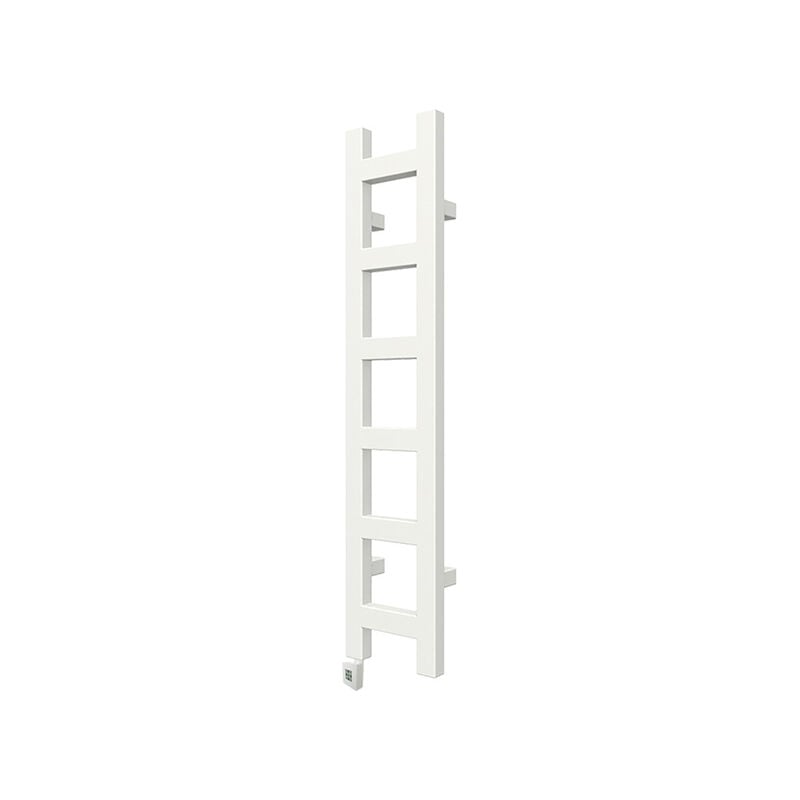 foto del prodotto matis re scaldasalviette elettrico bianco 640mm di altezza e 200mm di larghezza 120 watt eas640 200e1b