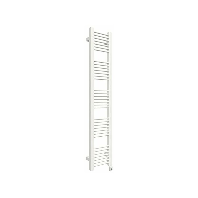 foto del prodotto matis re scaldasalviette elettrico bianco 710mm di altezza e 230mm di larghezza 200 watt mik710 230e8b