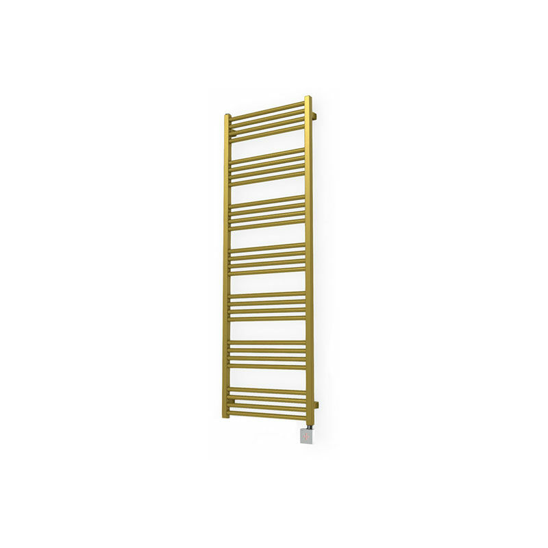 foto del prodotto matis re scaldasalviette elettrico d oro di 1380mm di altezza e 600mm di larghezza 800 watt fio1380 600e8bra