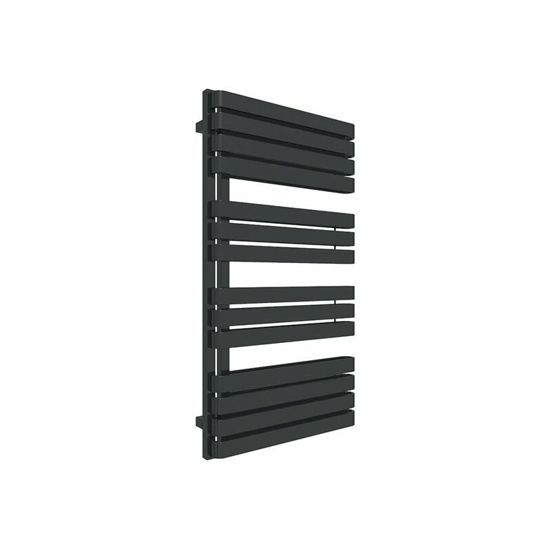 foto del prodotto matis re scaldasalviette elettrico nero 1110mm di altezza e 500mm di larghezza 800 watt war1110 500se8n