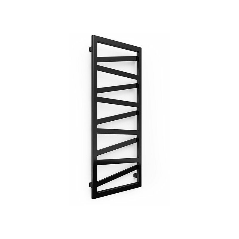 foto del prodotto matis re scaldasalviette elettrico nero 1230mm di altezza e 400mm di larghezza 400 watt win1230 400e8n