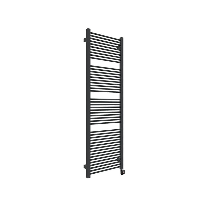 foto del prodotto matis re scaldasalviette elettrico nero 435mm di altezza e 430mm di larghezza 200 watt mik435 430e8n