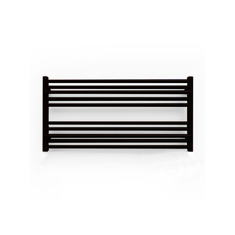 foto del prodotto matisère - scaldasalviette elettrico programmabile nero - hxl : 500x600 mm - 300 watt - lim500/600e8np