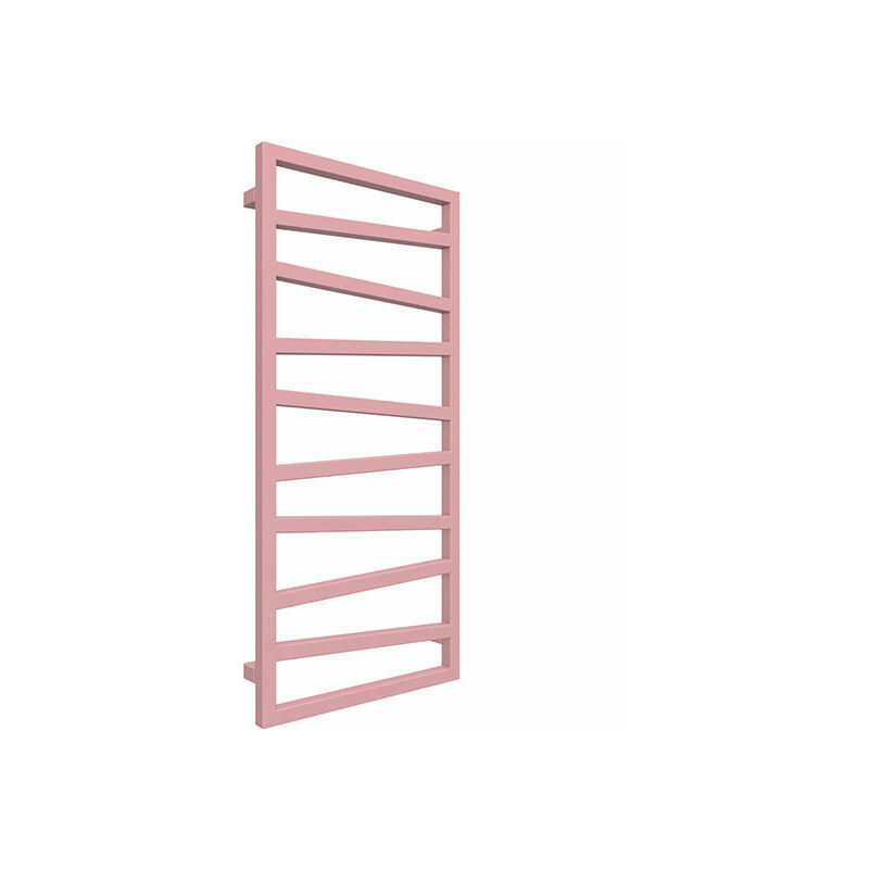 foto del prodotto matisère - scaldasalviette elettrico rosa 600mm di altezza 500mm di larghezza - 300 watt - zig600/500e83015