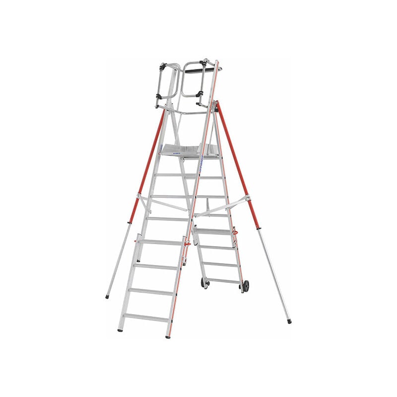 foto del prodotto matis re scaletta 7 gradini kit 3 gradini altezza max di lavoro 4m 848307 03