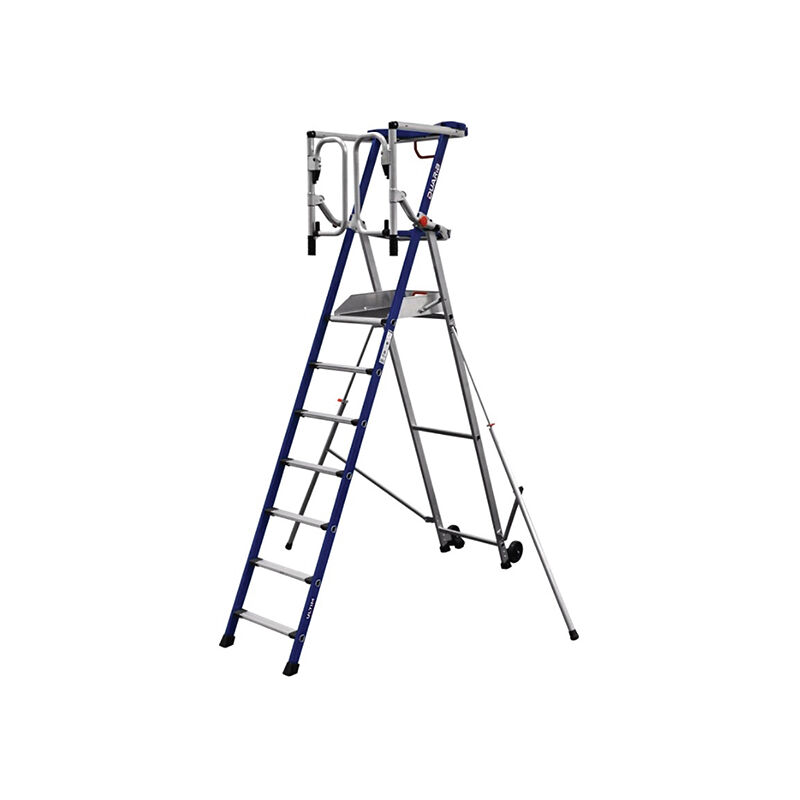 foto del prodotto matisère - scaletta pirl pir 7 gradini - altezza max di lavoro 3.70m - pirlf7-u