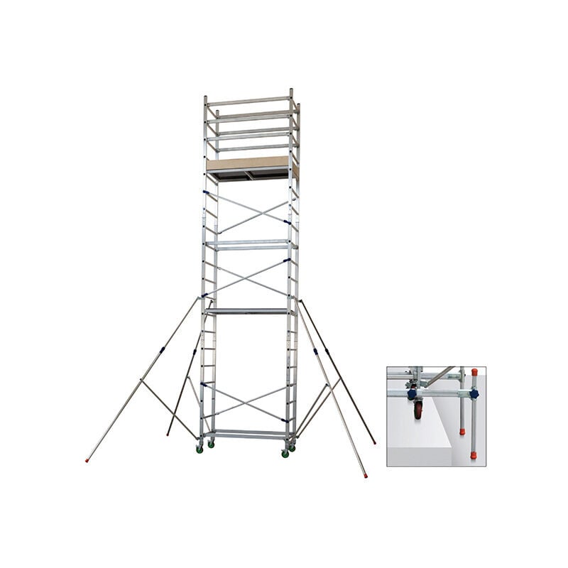 foto del prodotto matis re trabattello con kit dislivello altezza di lavoro max 6.90m al620 alt liv