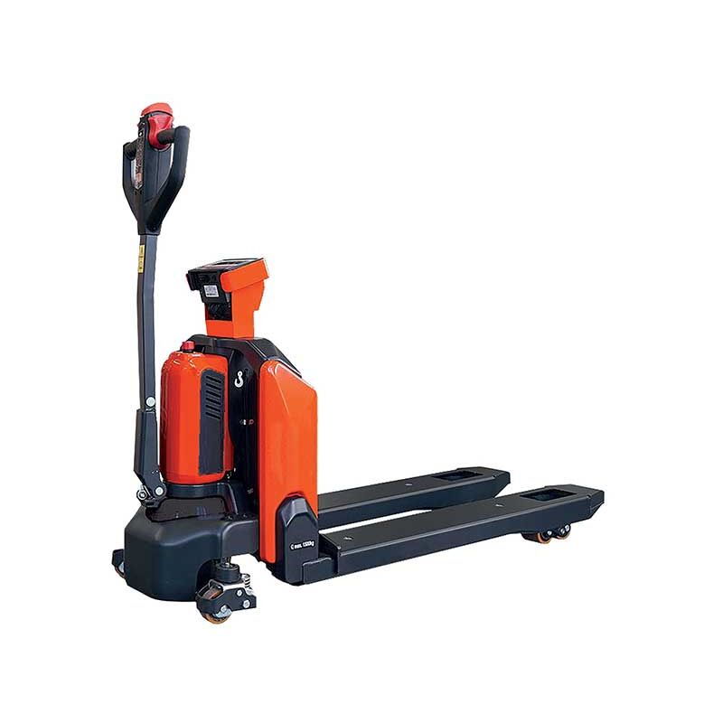 foto del prodotto matis re transpallet elettrico con bilancia con forche standard 1150x540mm batteria al litio potente bilancia precisa capacit 1500kg