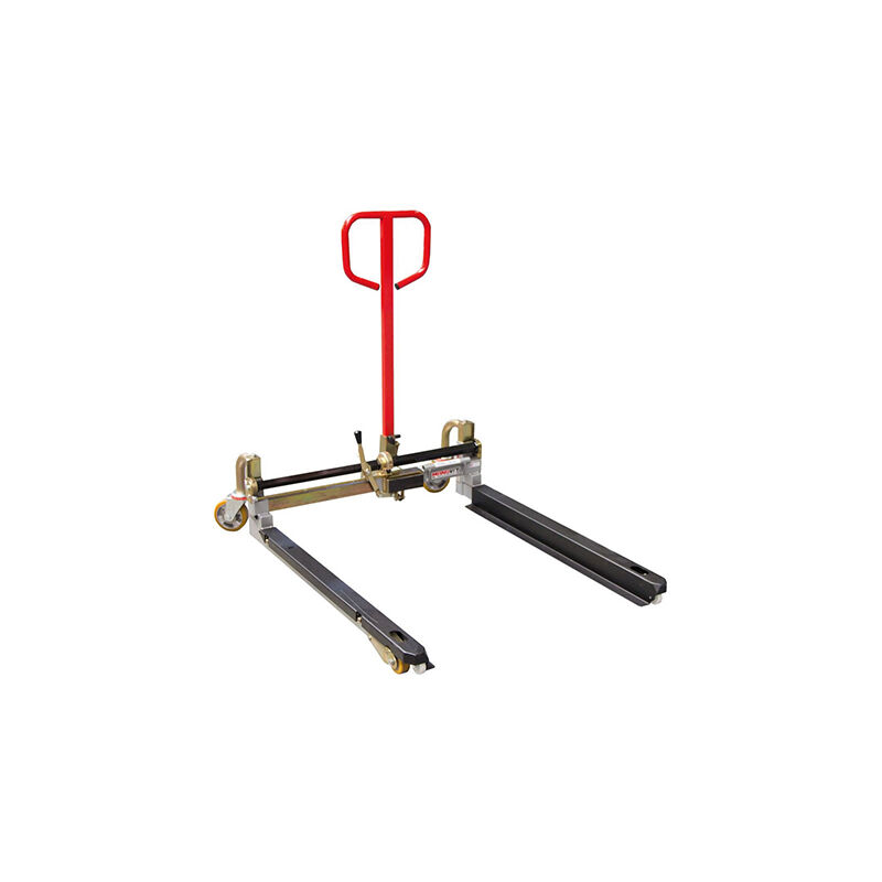 foto del prodotto matis re transpallet manuale con forche regolabili 825x400 800 mm ideale per stampanti, armadi e elettrodomestici capacit 750 kg 855000392