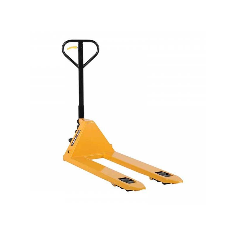 foto del prodotto matis re transpallet manuale giallo 3t per carichi pesanti forche 1150x540 mm ruote in gomma industria e logistica 1130041602