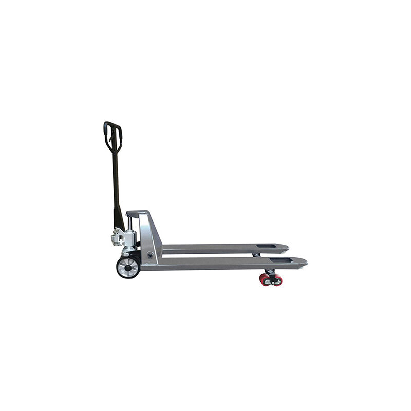 foto del prodotto matisère - transpallet manuale grigio - forche 1150x540 mm ideale per pallet europa - capacità 2500 kg - tutti i settori - ac25cbvgris