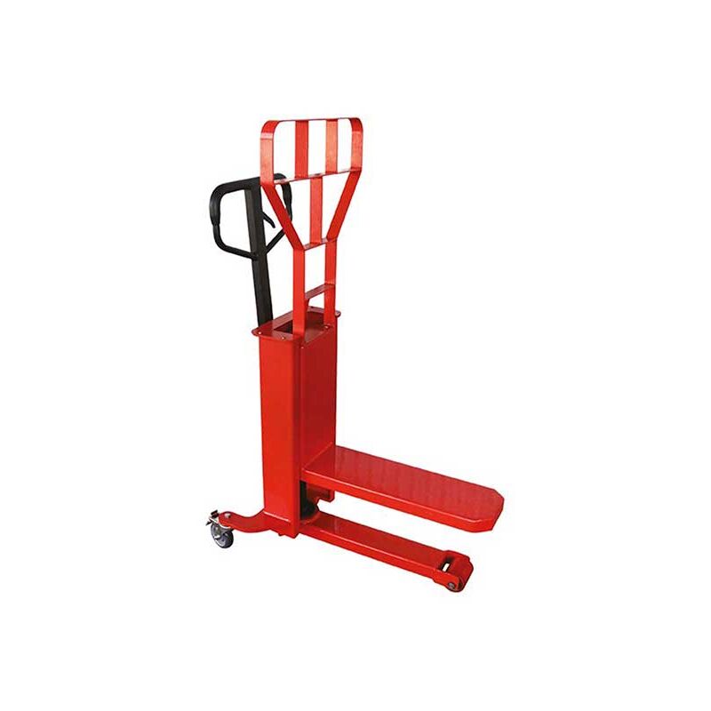 foto del prodotto matis re transpallet manuale monoforca 600x200 mm carico massimo 500 kg supermercato logistica quarto di pallet pallet display acm500
