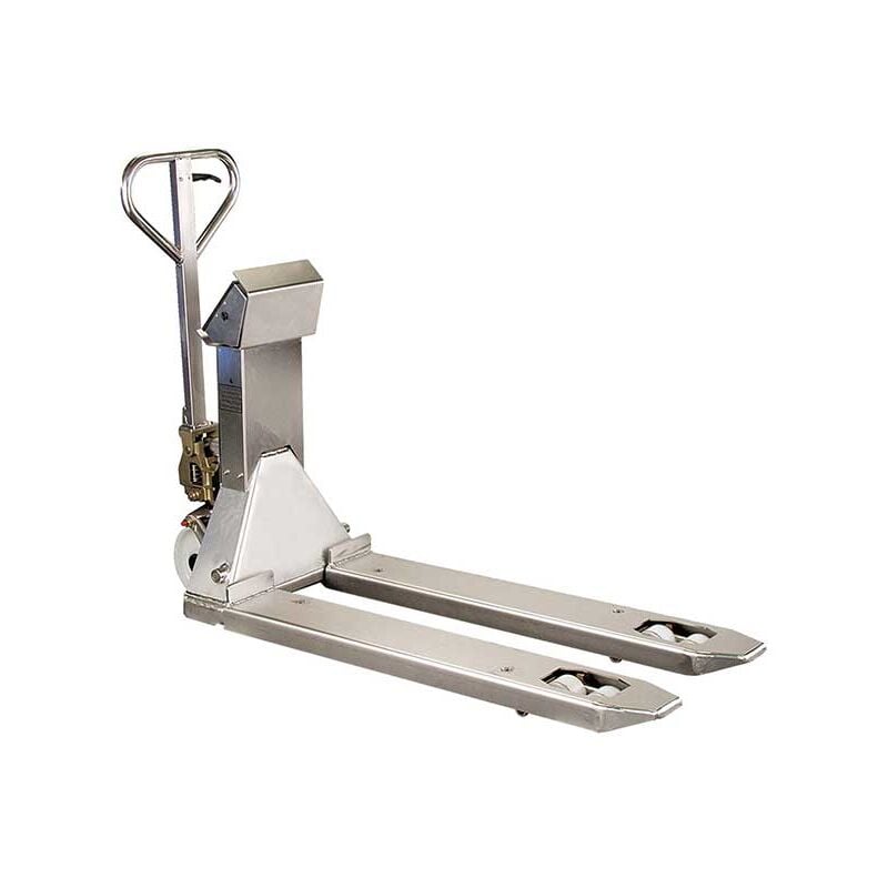 foto del prodotto matis re transpallet pesatore in acciaio inox 304 precisione 0,05 portata 2,5 t forche 1150x500 mm omologato m per applicazioni