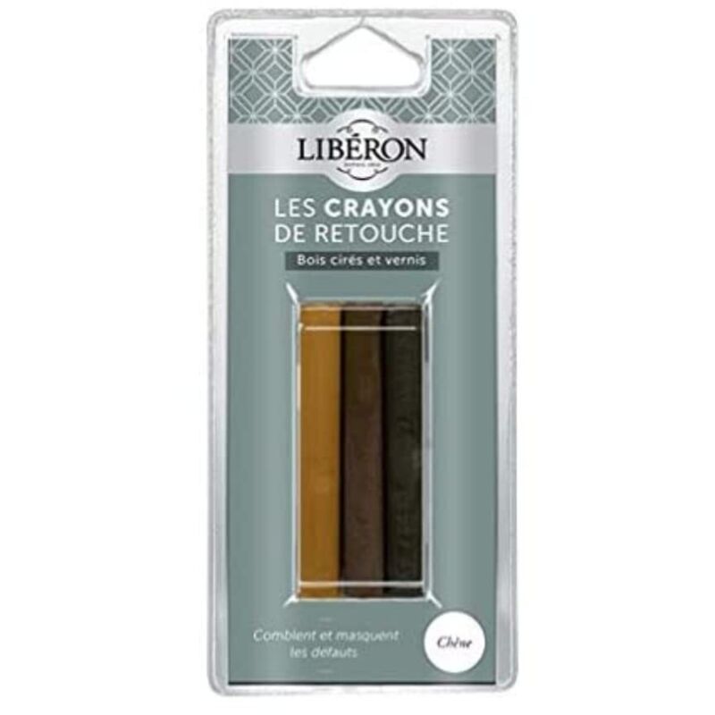 foto del prodotto matita per ritocchi, riparazione legno, rovere, 30 ml liberon