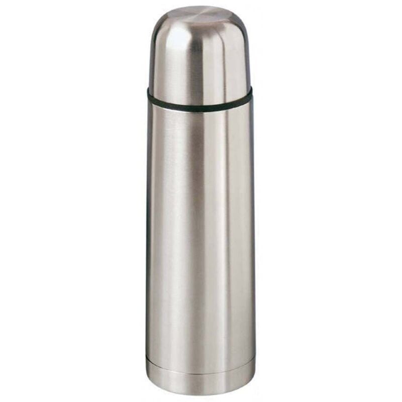foto del prodotto mato interpr sentclassico bottiglia termica, thermos,acciaio inox spazzolato , nero,1 l,4097
