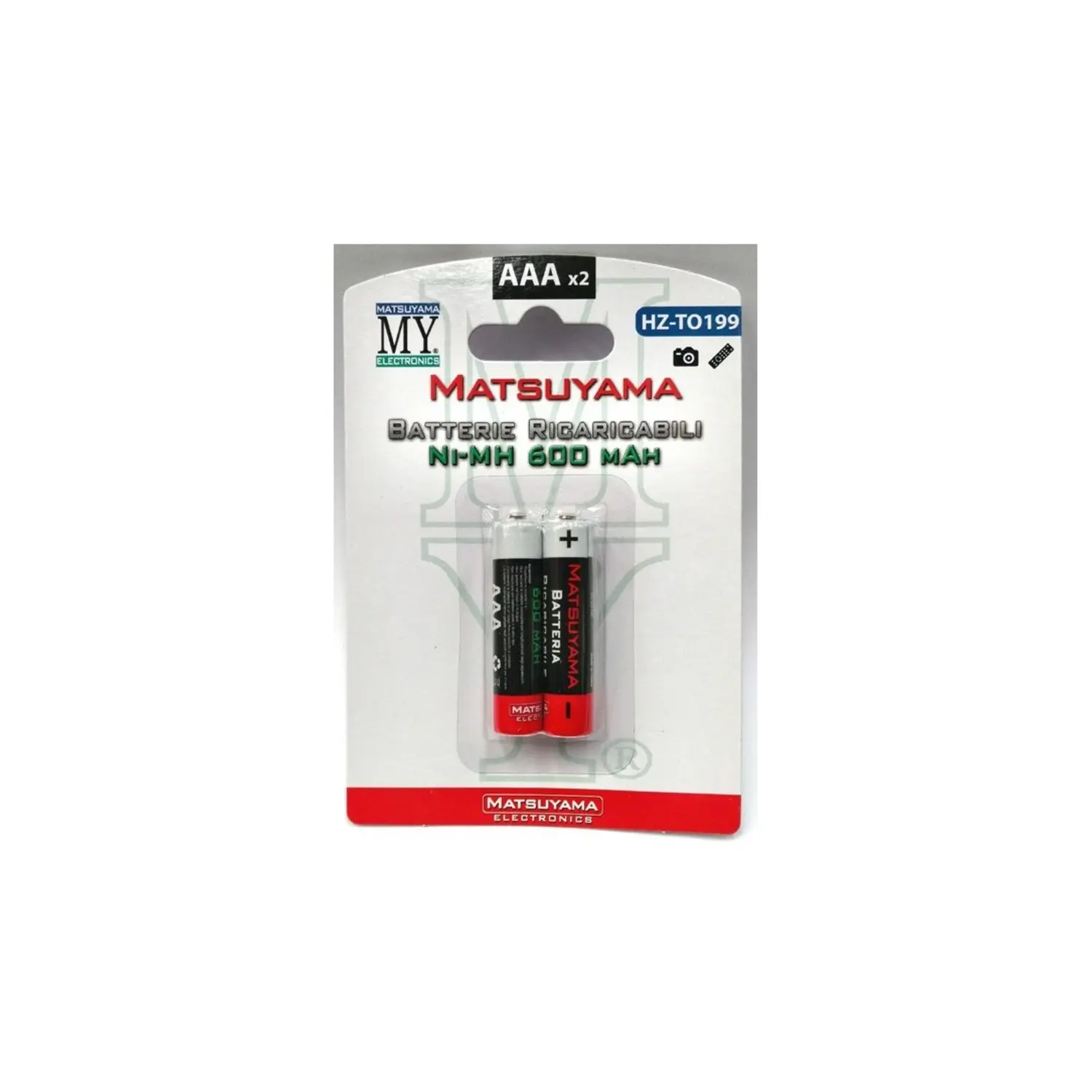 foto del prodotto matsuyama batteria ricaricabile per cordless aaa ni mh 1.2v 600mah