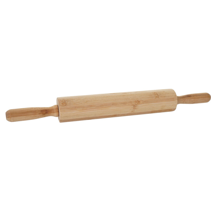foto del prodotto mattarello da cucina hhg 748 legno di bamb 