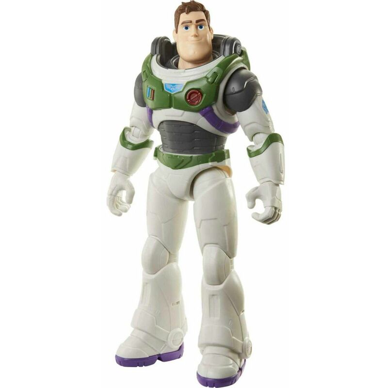 foto del prodotto mattel disney pixar lightyear alpha buzz lightyear action figure grande, in scala da 30,5 cm con 12 articolazioni mobili multicolor