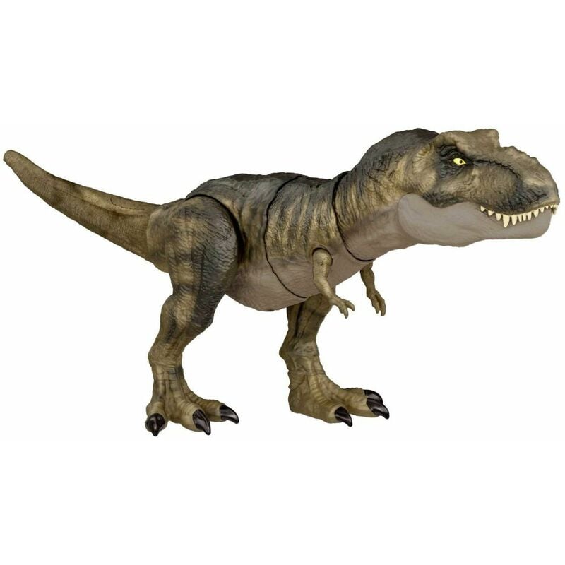foto del prodotto mattel jurassic world tyrannosaurus rex devasta e divora