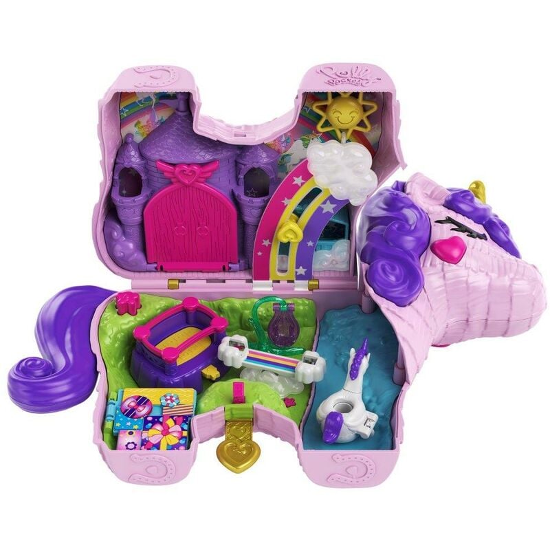foto del prodotto mattel polly pocket unicorno magiche sorprese