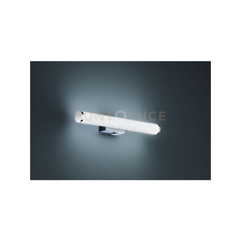 foto del prodotto mattimo applique led 4,3w 450lm, 3000k per bagno metallo cromato e diffusore bianco ip44 con interruttore l. 40,4cm