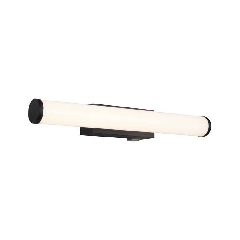 foto del prodotto mattimo h2o applique led nero ip44 con interruttore l. 40,4cm