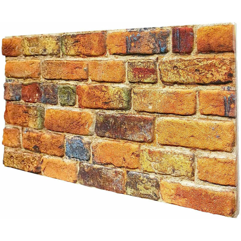 foto del prodotto mattoncino copper pannello finto mattone in eps resinato misura 100x50 cm spessore 2 cm