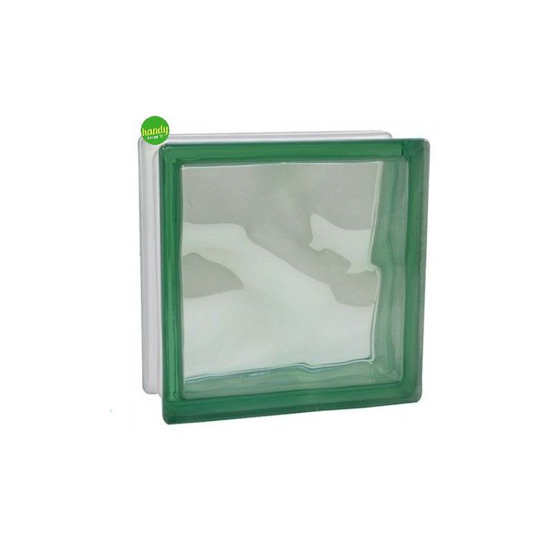 foto del prodotto mattone vetrocamera 19 cm verde