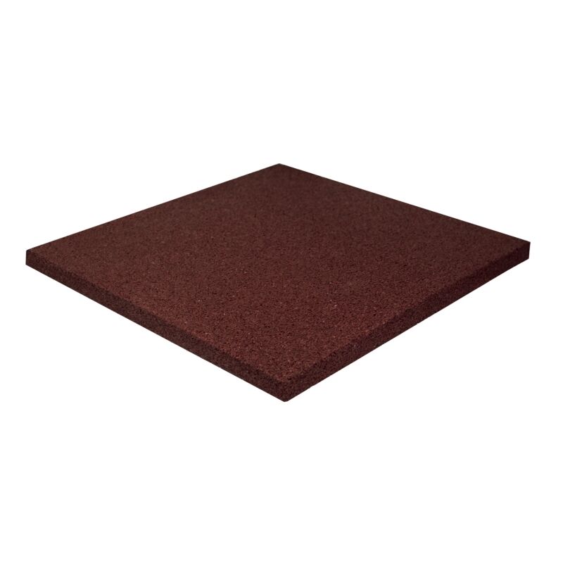 foto del prodotto mattonella da esterno antishock rossa, 400x400x25 mm