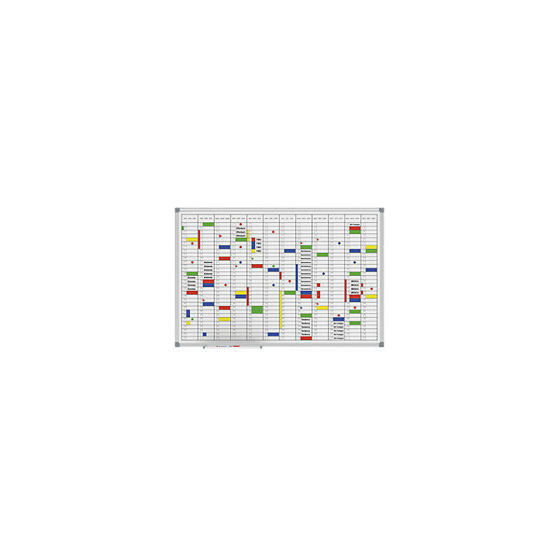 foto del prodotto maul lavagna planning annuale 12 mesi set di accessori