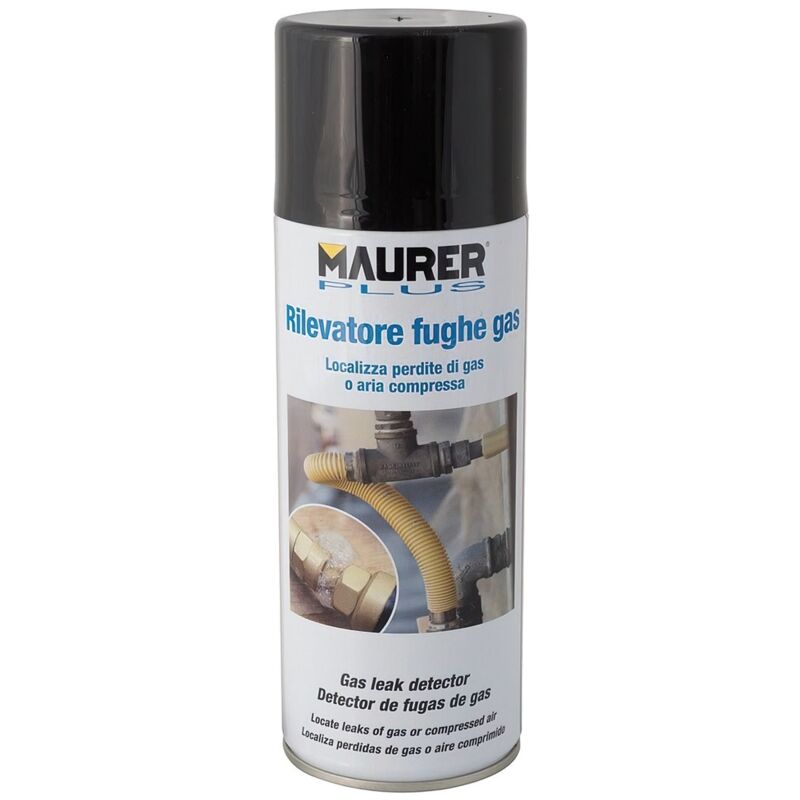 foto del prodotto maurer 12060366 spray rilevatore di perdite de gas 300ml, multicolore, l imballaggio pu variare