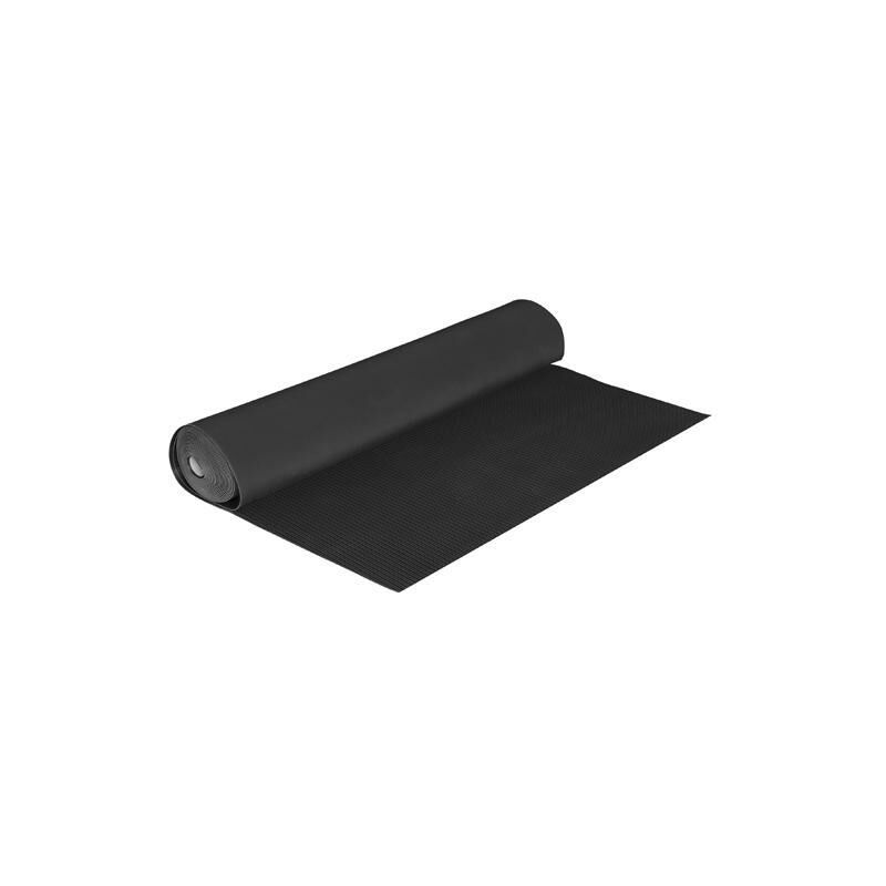 foto del prodotto maurer 5292050 pavimento gomma righe 1,30x10 metri 3 mm di spessore colore nero