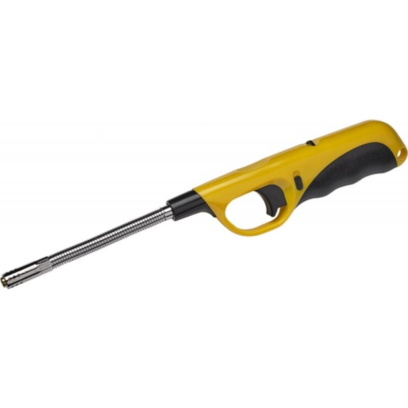 foto del prodotto maurer accendigas a fiamma antivento ricaricabile 285mm canna flessibile