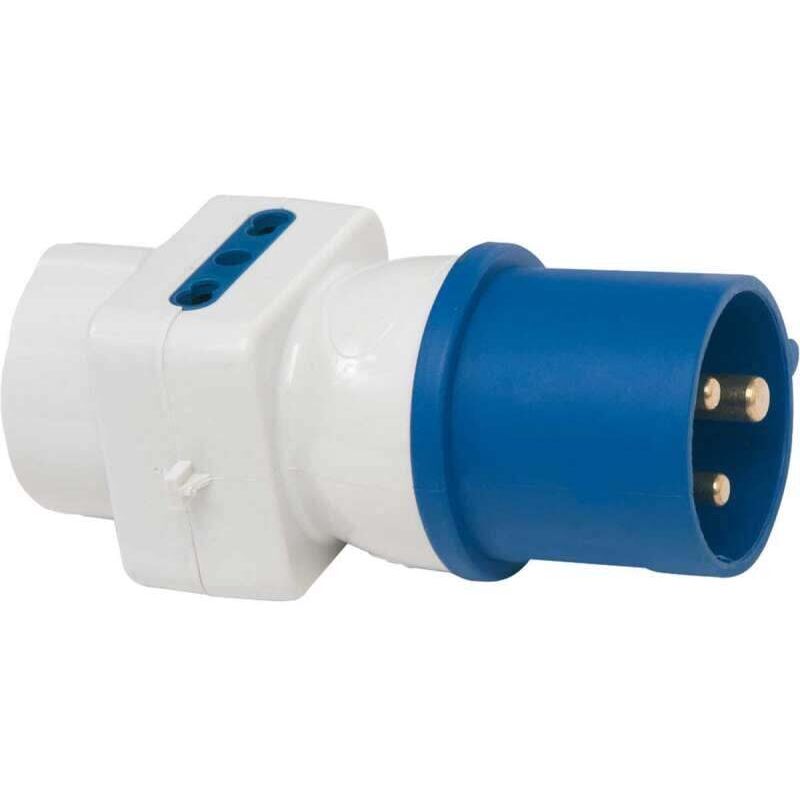 foto del prodotto maurer adattatore elettrico spina cee 3 poli 2 prese 10 16 a 1 de 1 it 10 a 21632 
