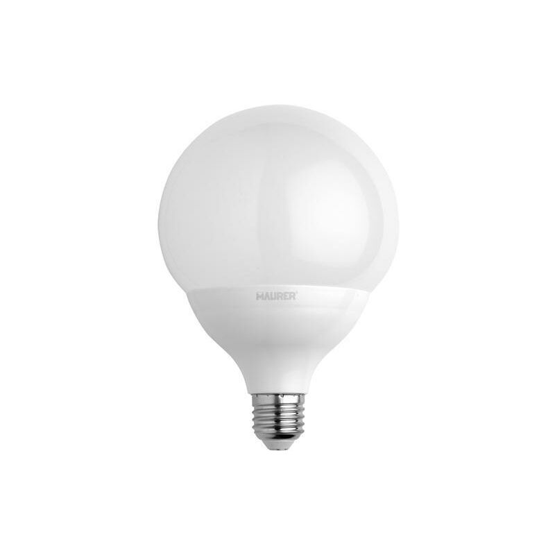 foto del prodotto maurer bombilla led globo rosca e27. 16 watt. equivale a 130 watt. 1901 lumenes. luz c lida 2700 k. 